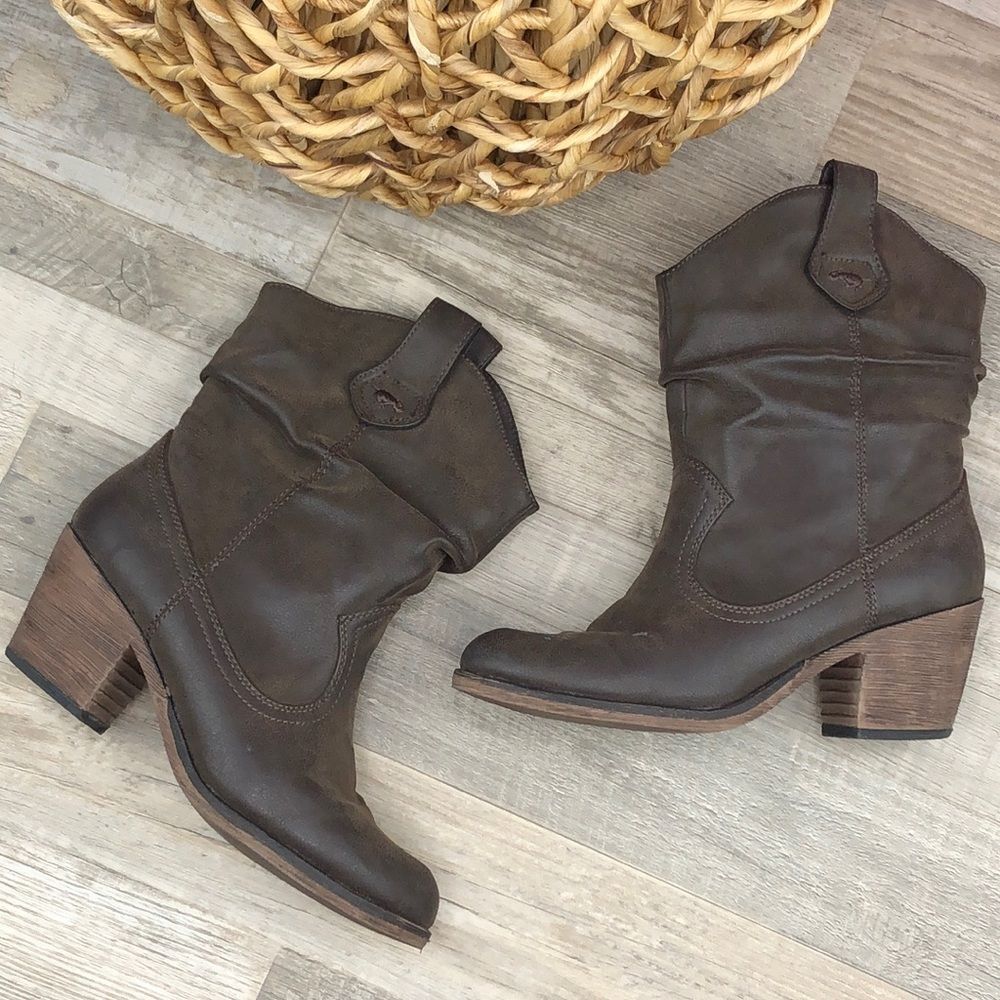 Rocket Dog Women’s Sheriff Vintage Brown Western Boots 7 - Picture 6 of 12